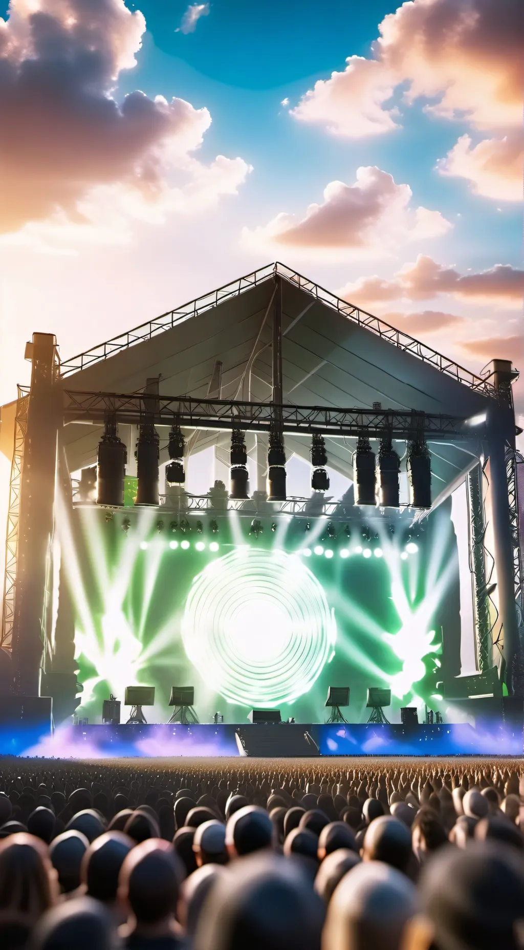 ai character: Mha concert background