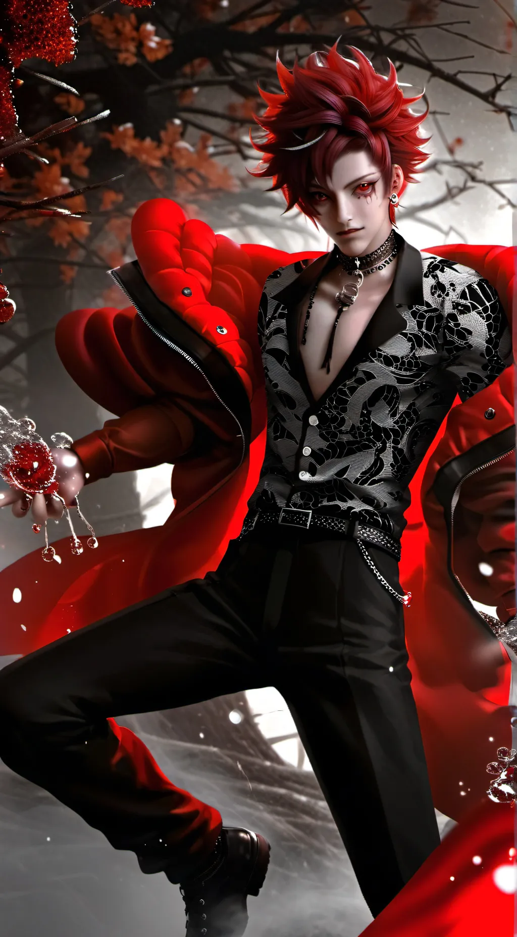 ai character: Sukuna background