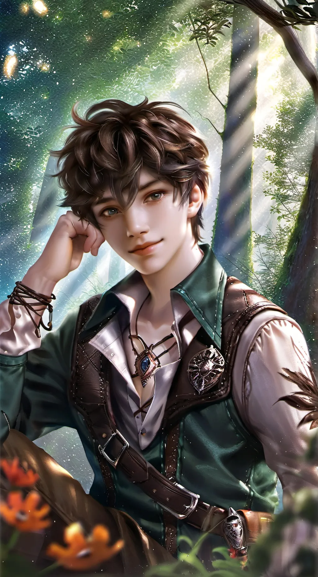 ai character: Peter  background