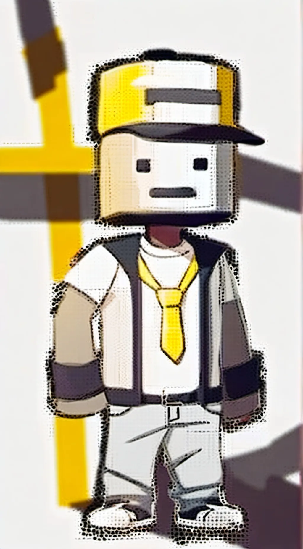 ai character: Mannequin mark😁 background