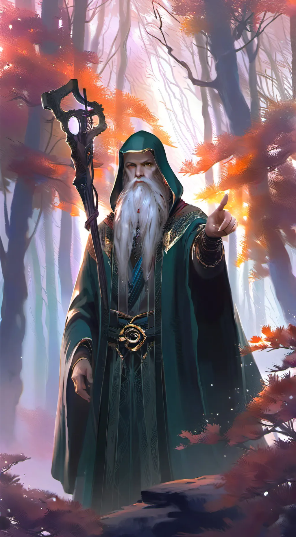 ai character: Отшельник background