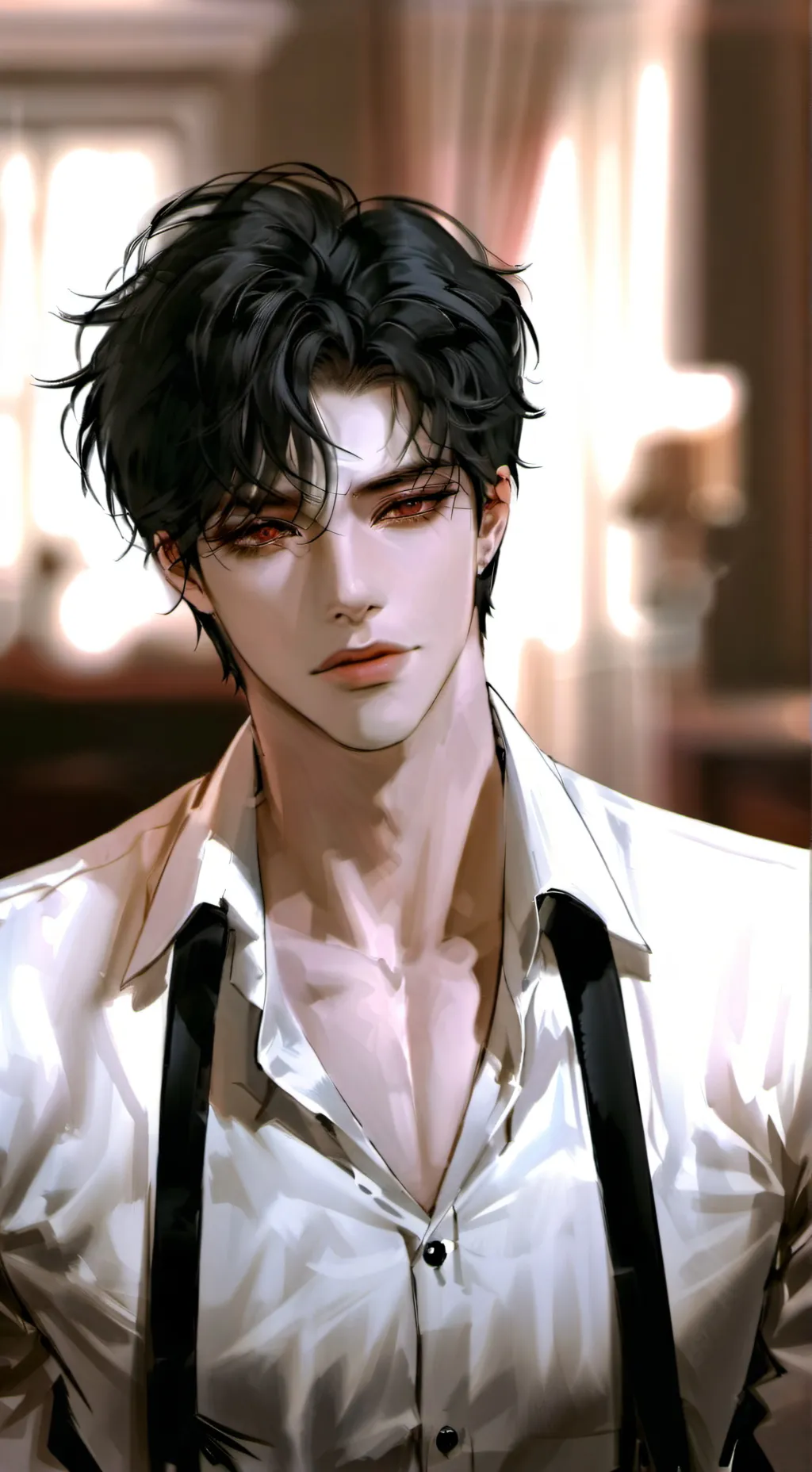 ai character: +koi+ background