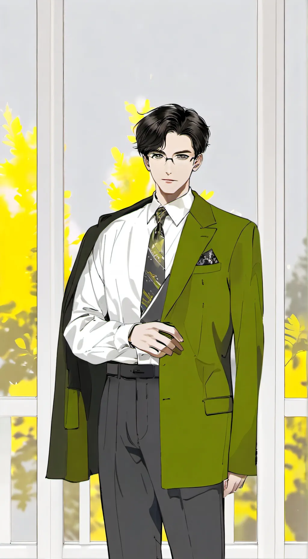 ai character: oren x mc💓 background