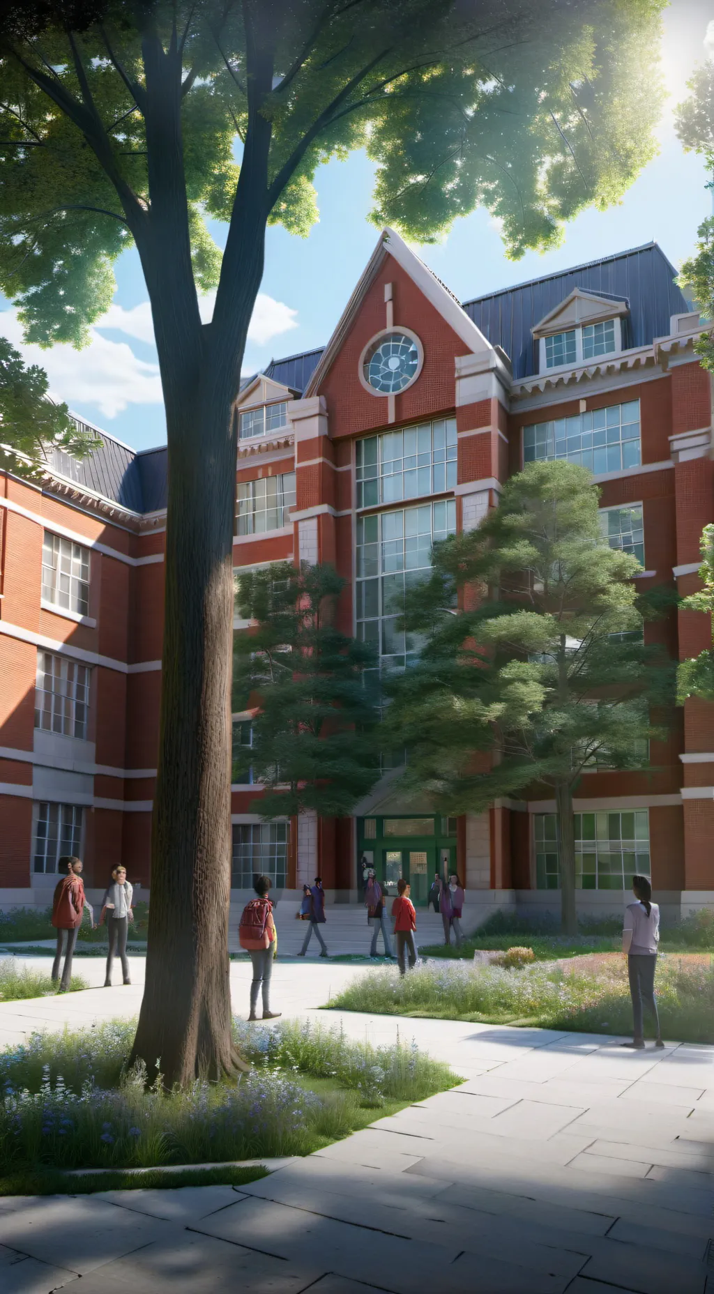 ai character: CH School background