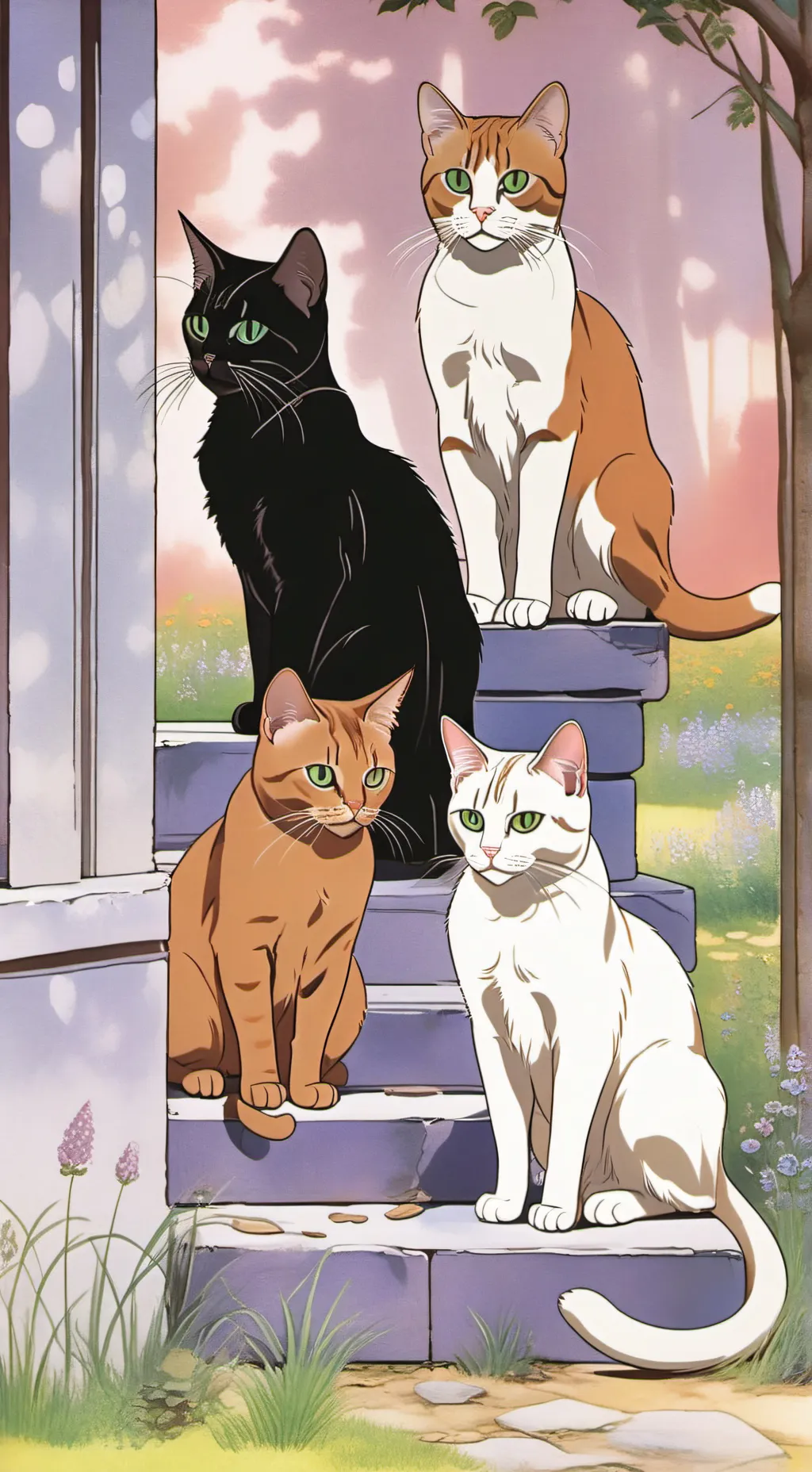 ai character: Strays background