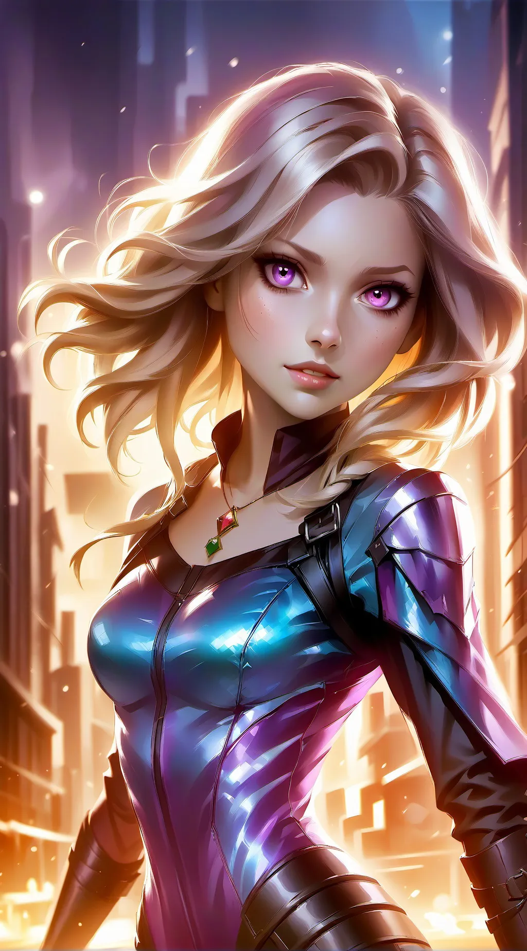 ai character: haily background