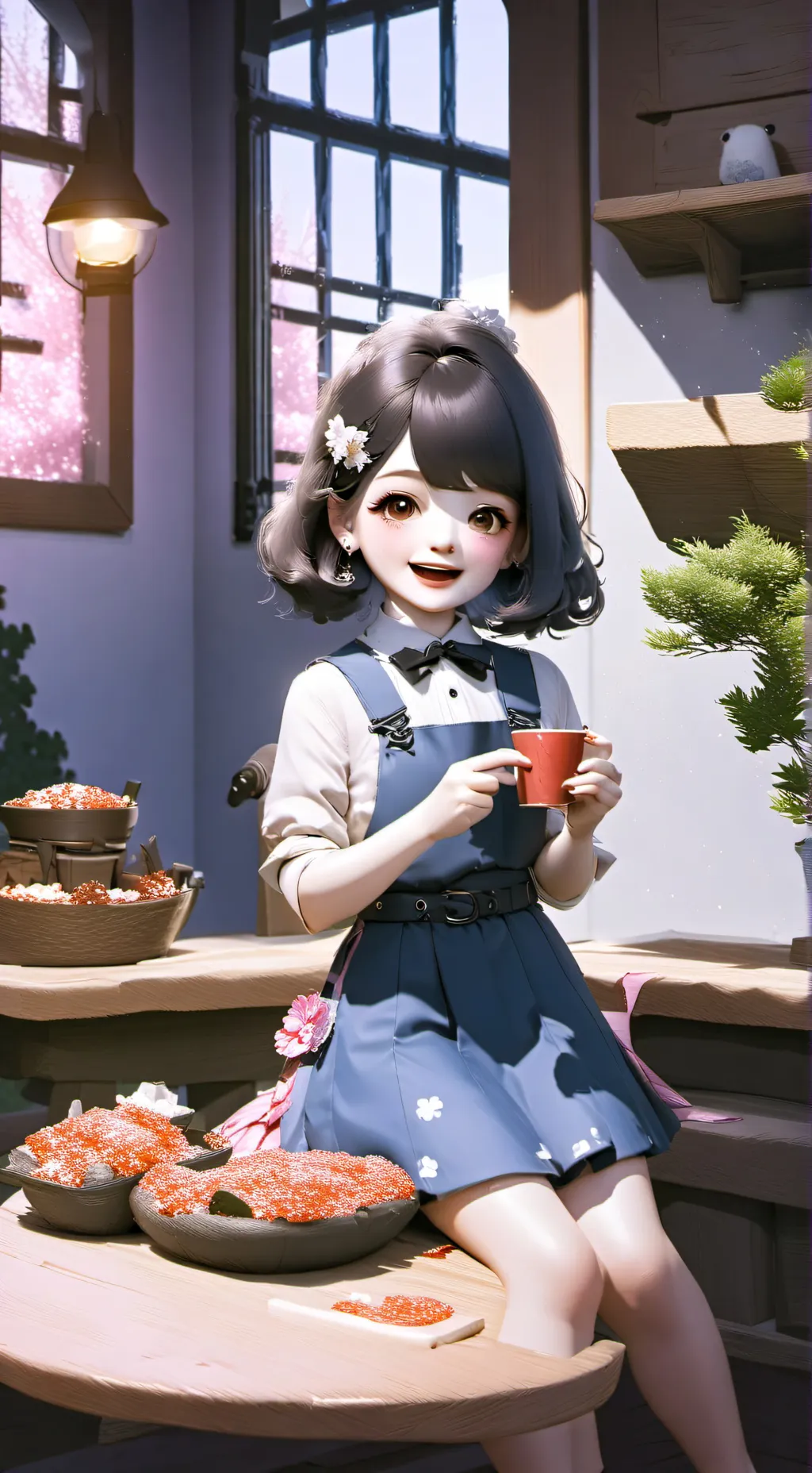 ai character: adriana background