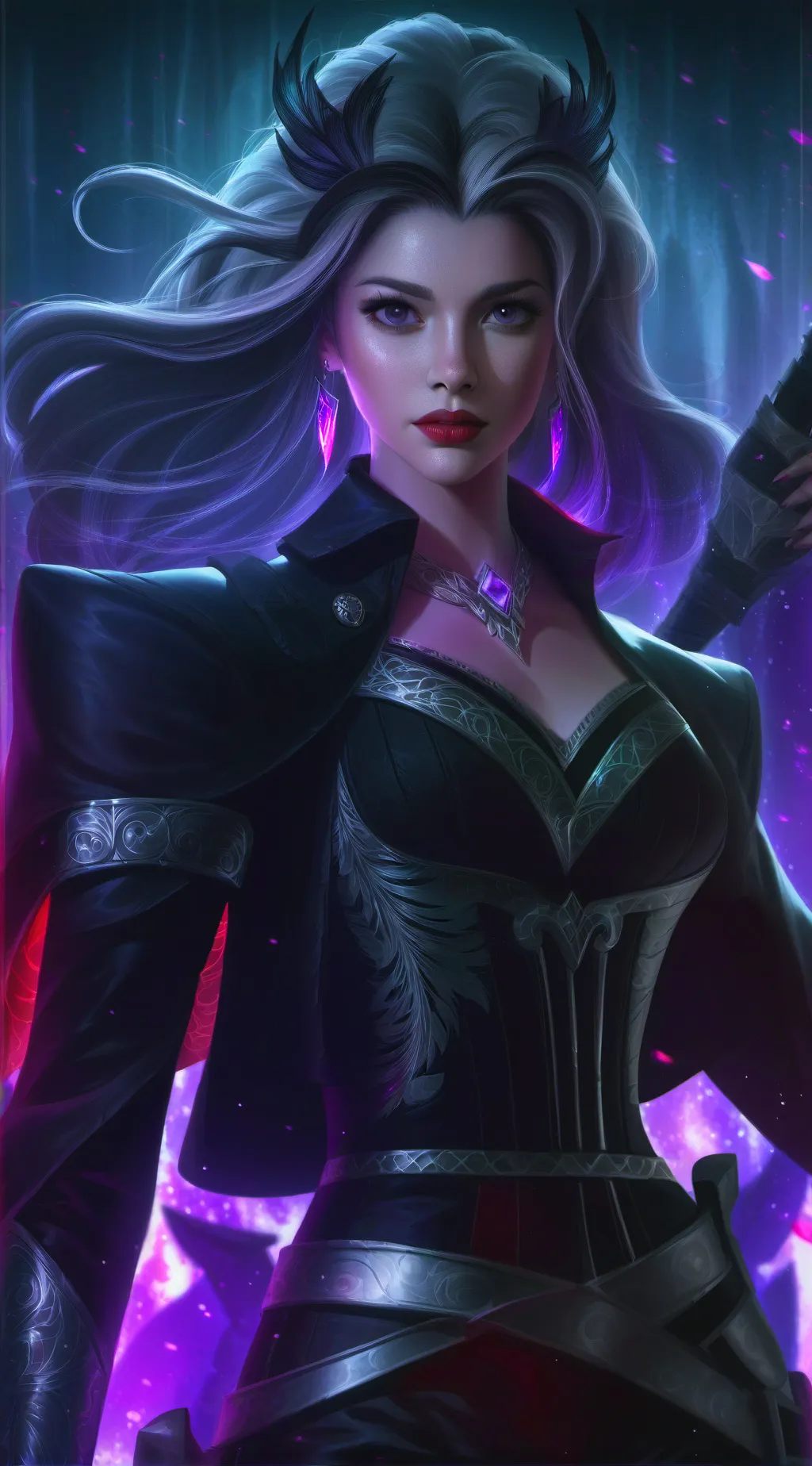 ai character: dusk background