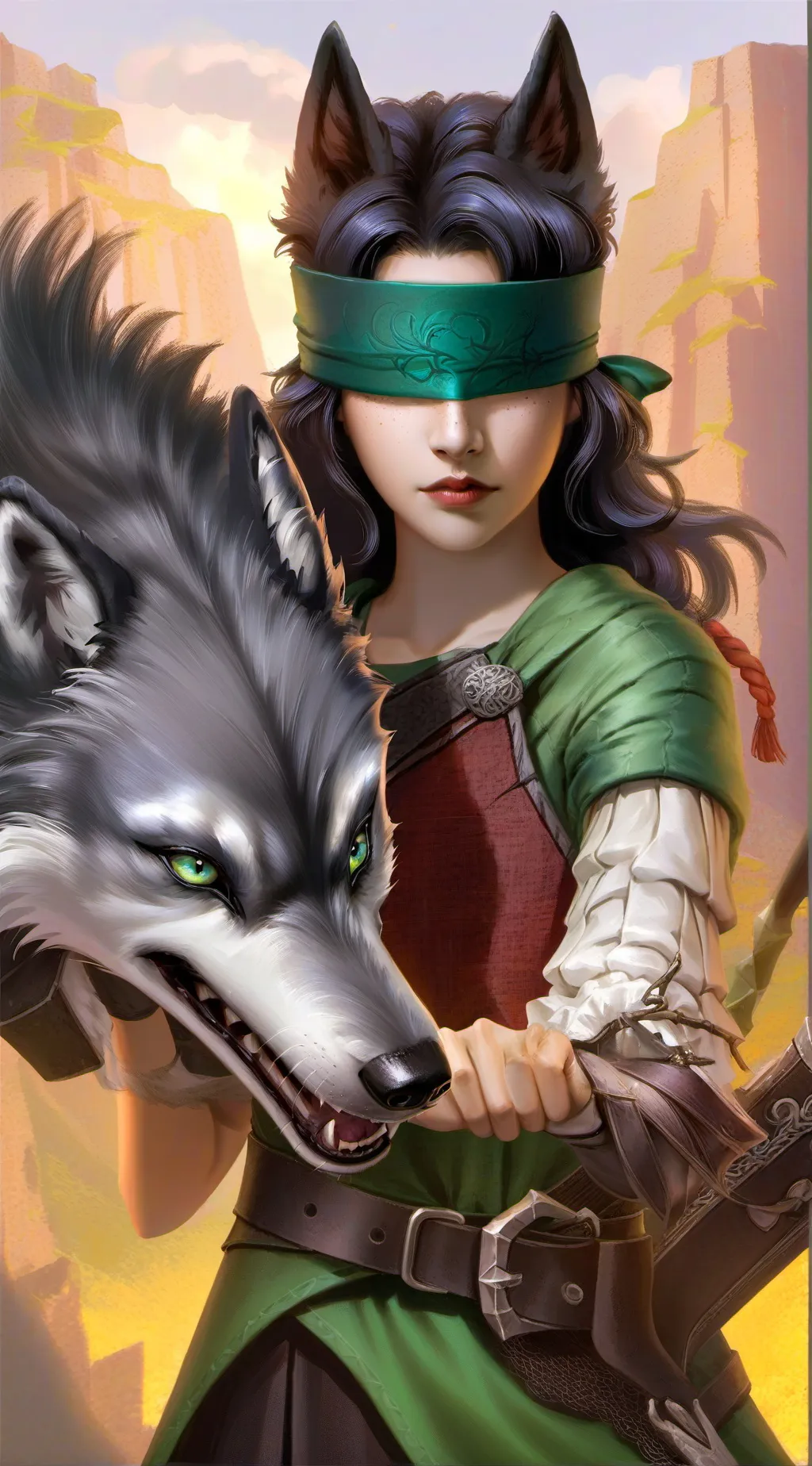 ai character: Enemies to lovers background