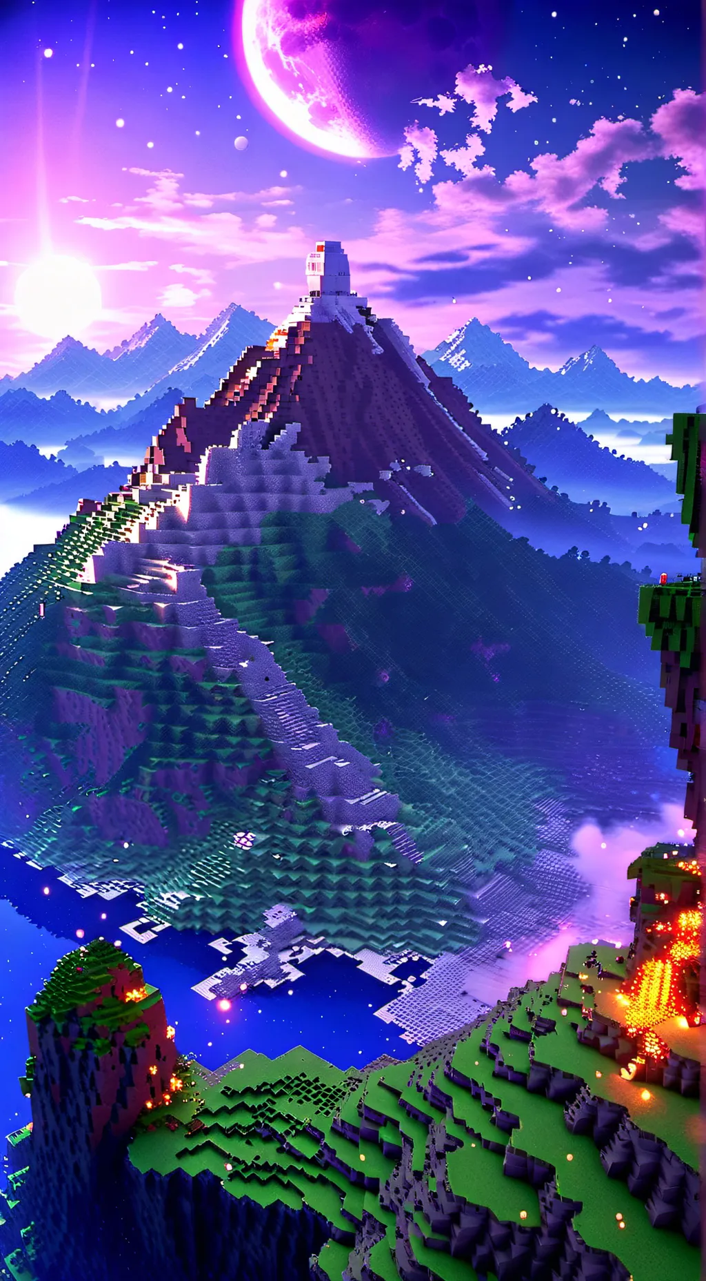 ai character: Minecraft  background