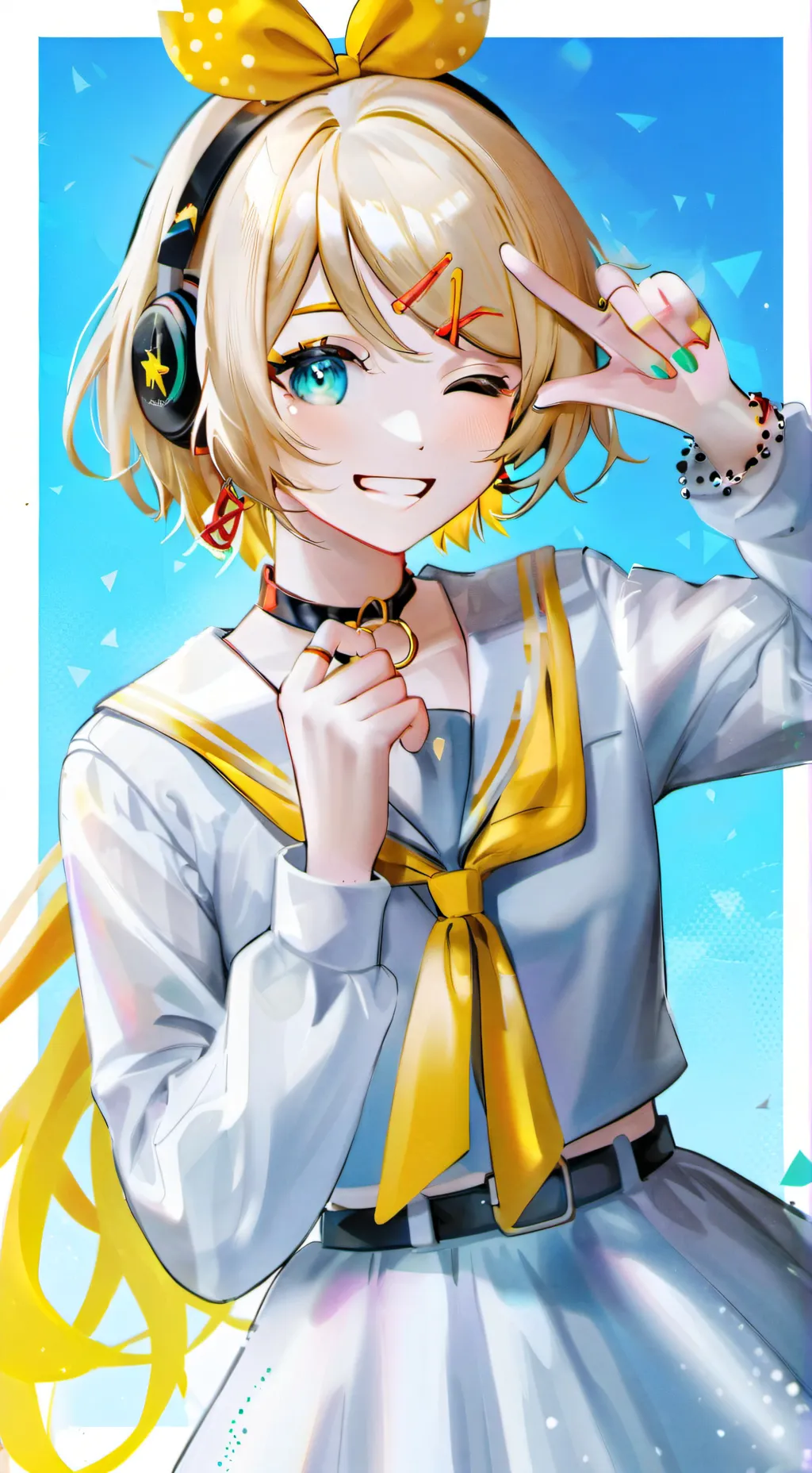 ai character: Kagamine Rin background