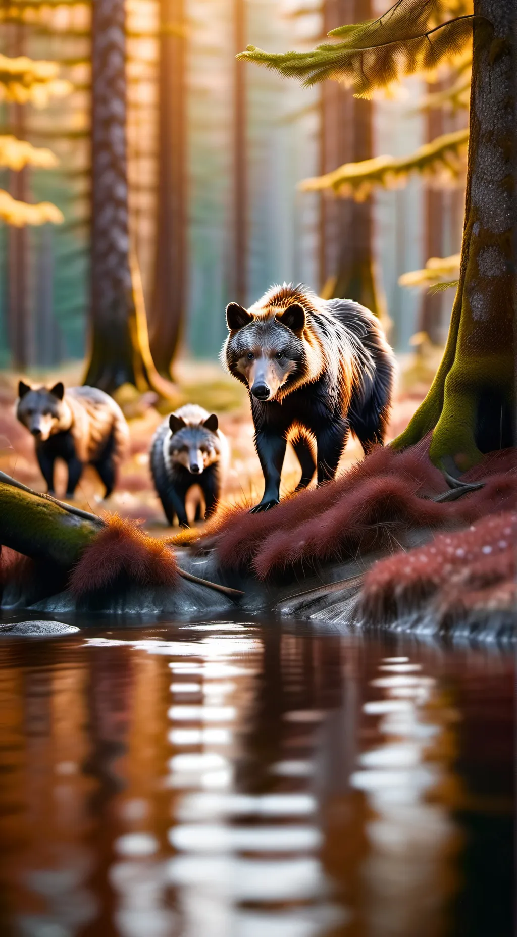 ai character: Hunting Sim Forest background