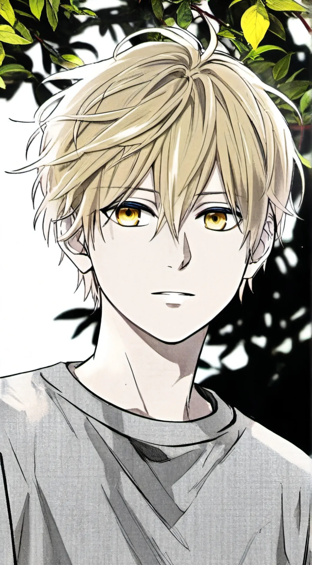 ai character: Zenitsu  background