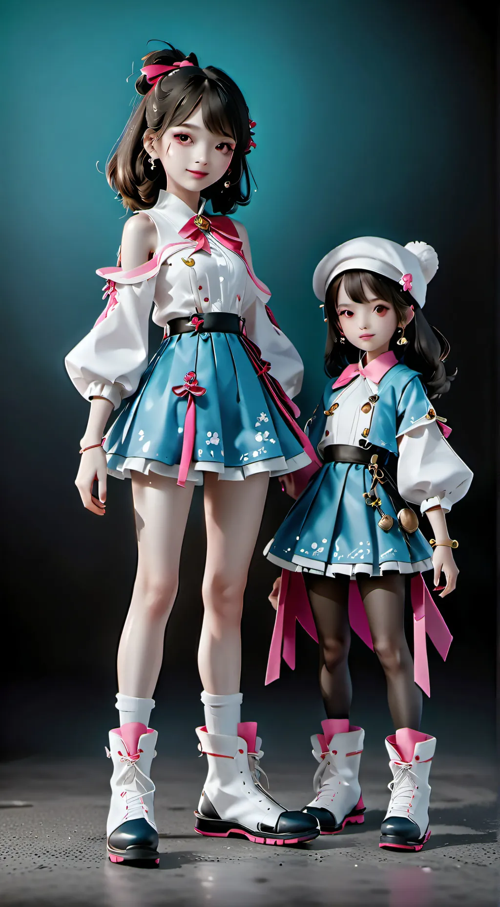 ai character: Coral friend group background