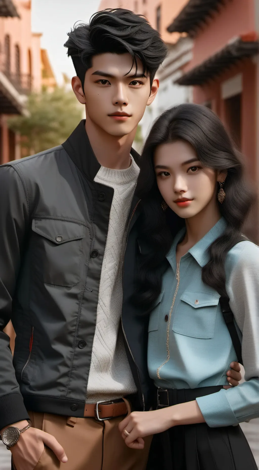 ai character: Leon background