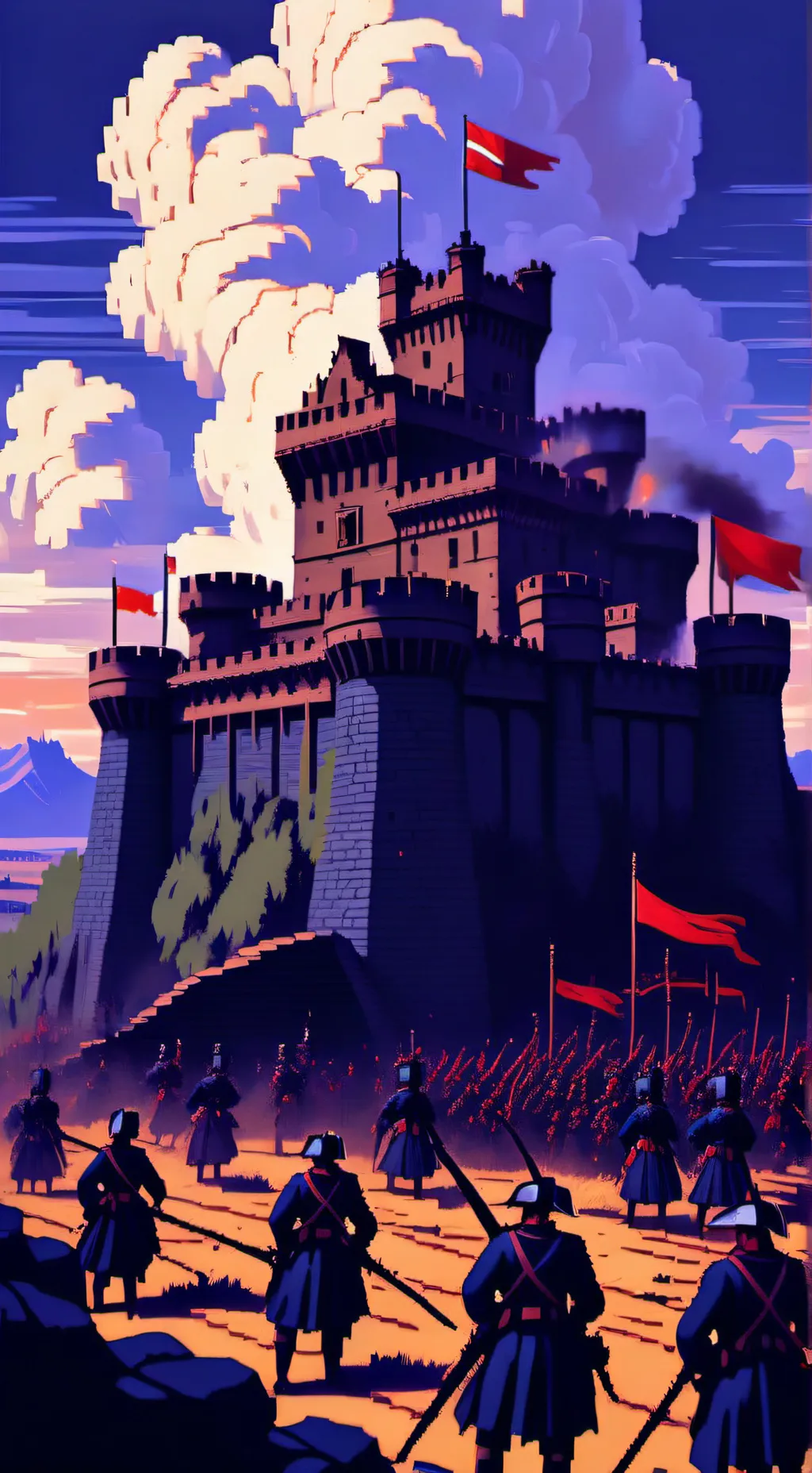 ai character: Guts & Blackpowder background