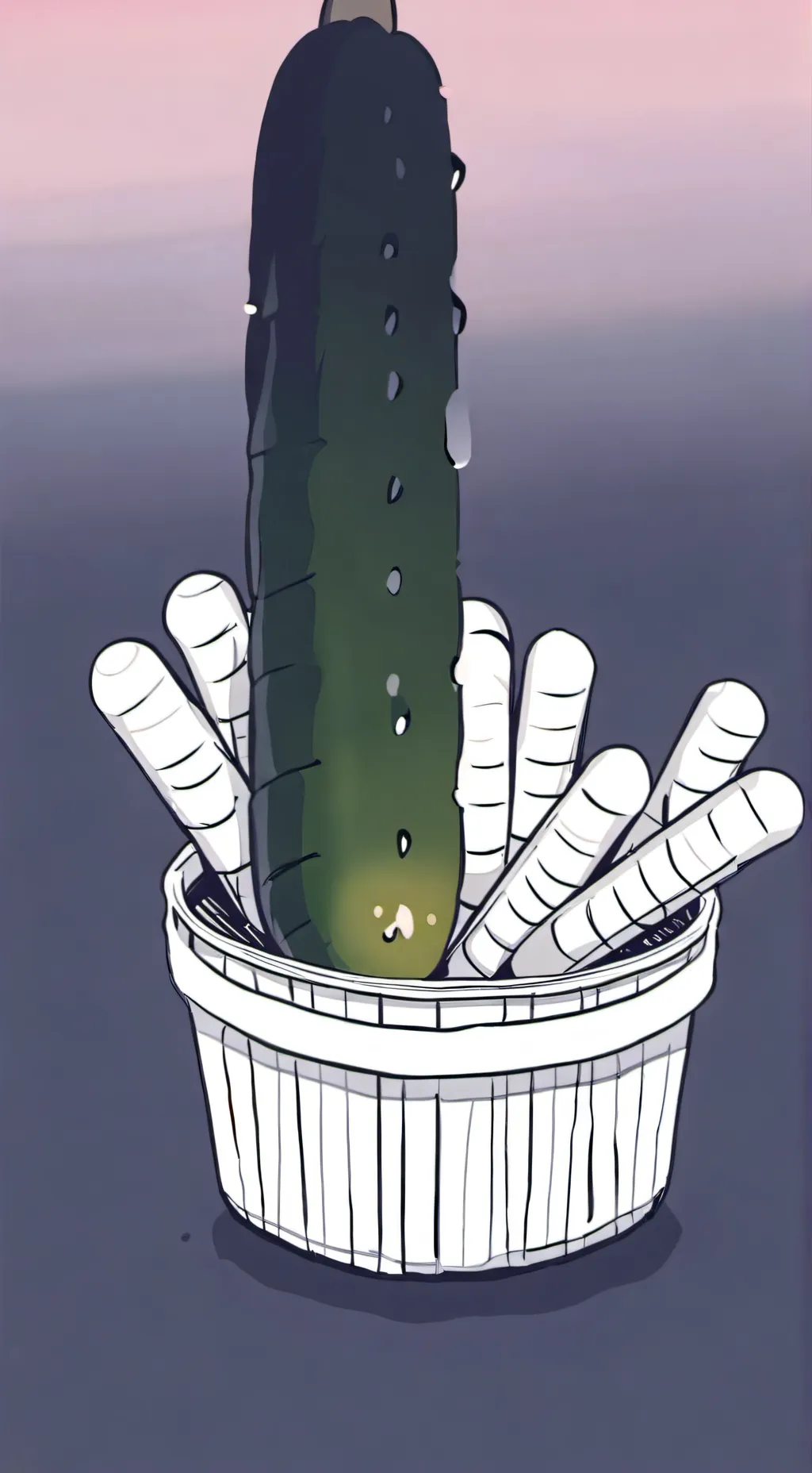 ai character: Zesty Pickle! background