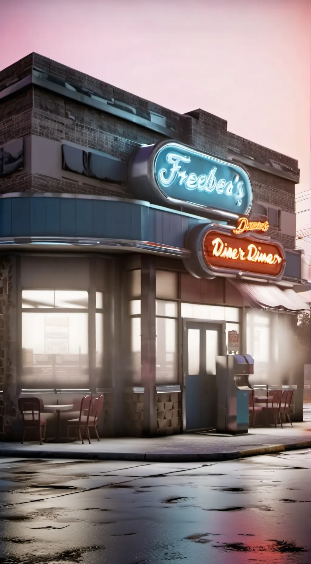 ai character: Fredbear background