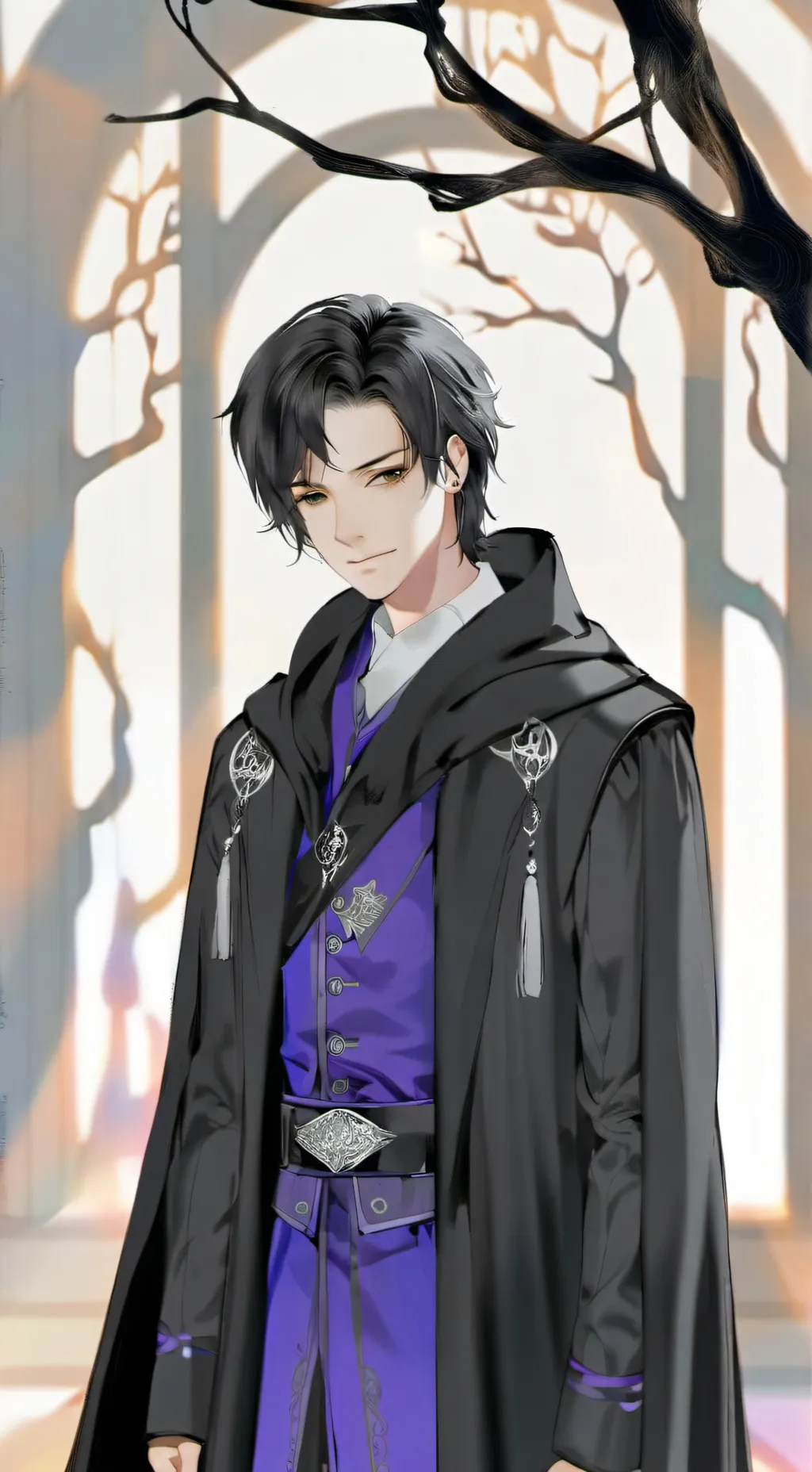 ai character: magic  background