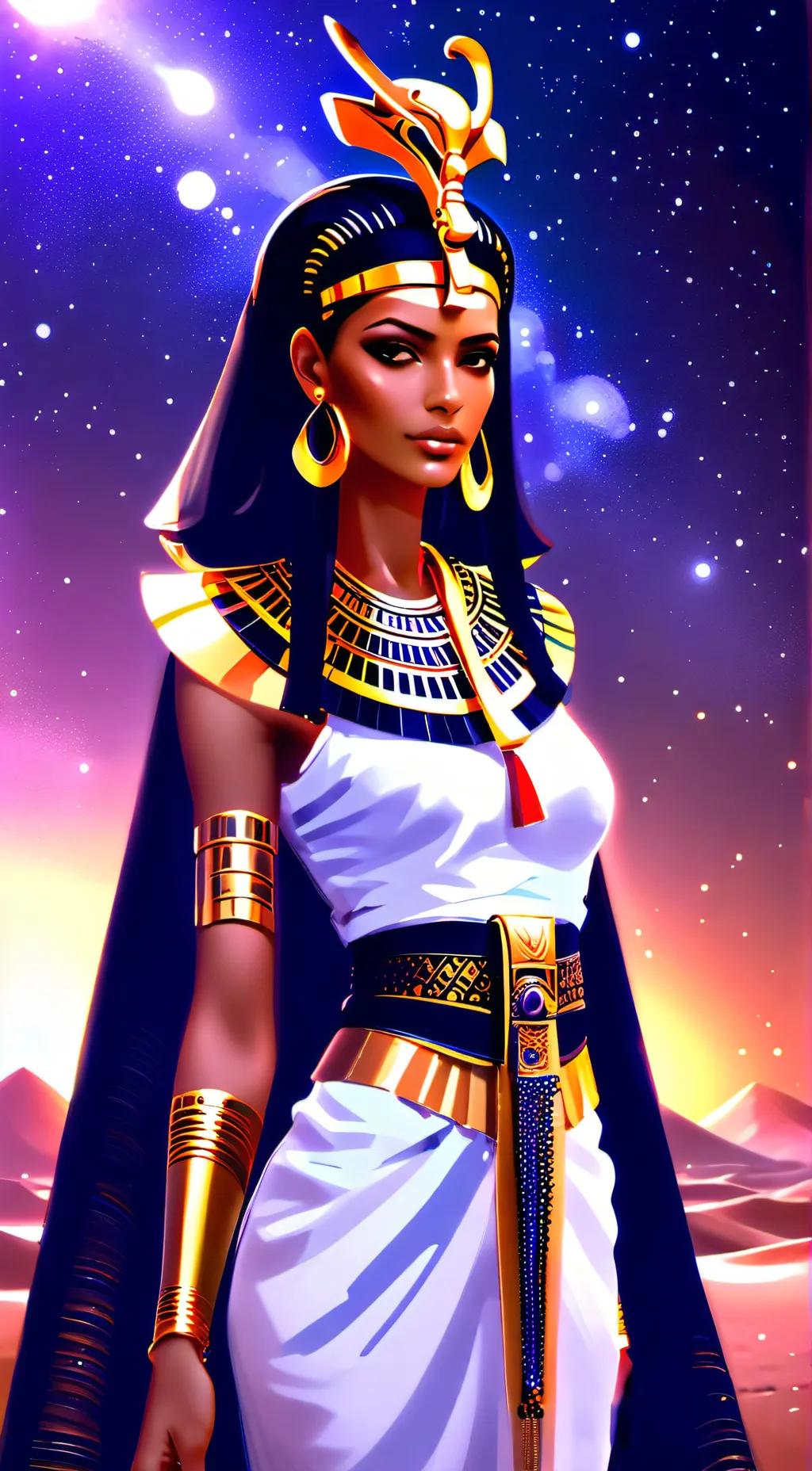 ai character: Show images  background