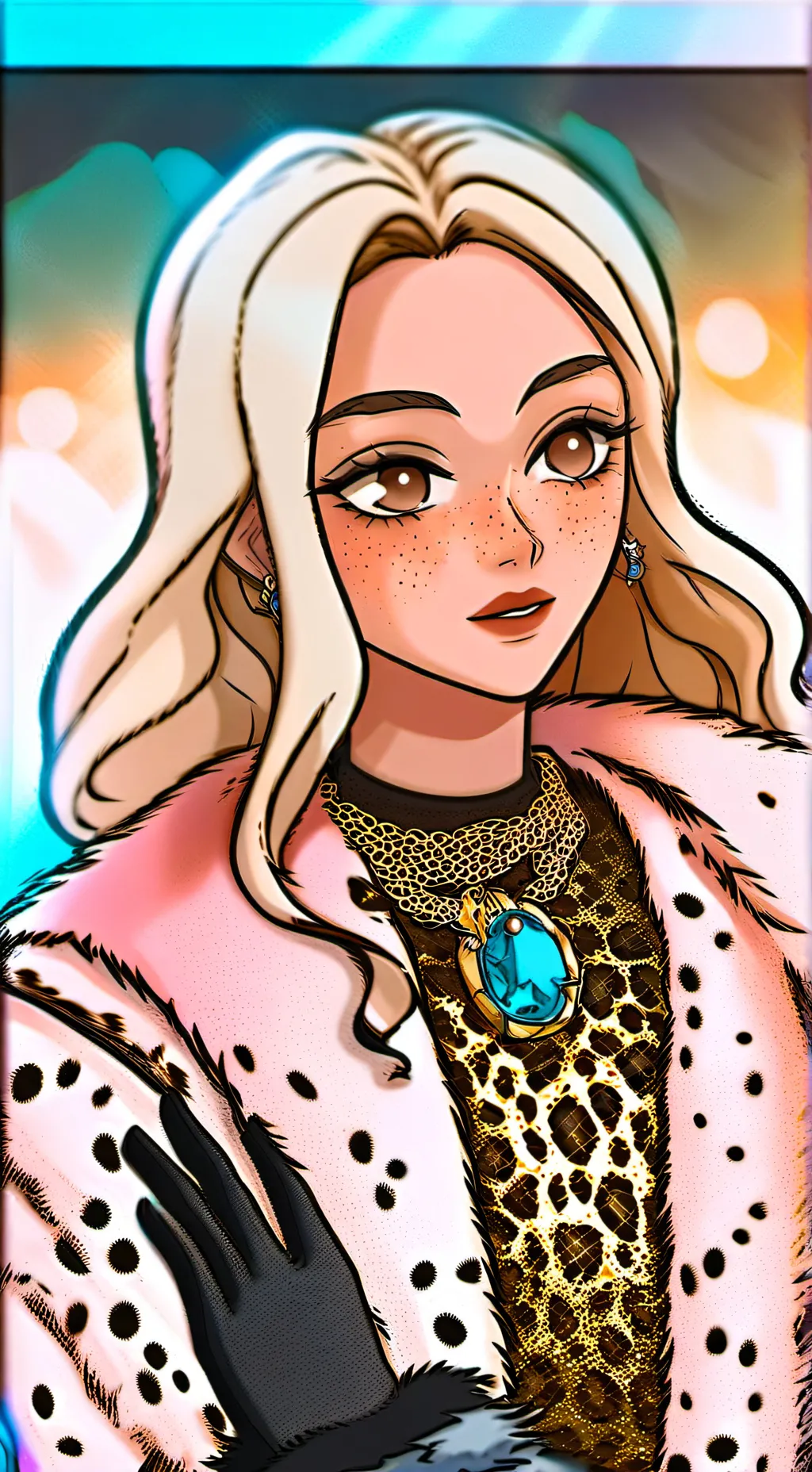 ai character: ❤️💛Alexandra💛❤️ background