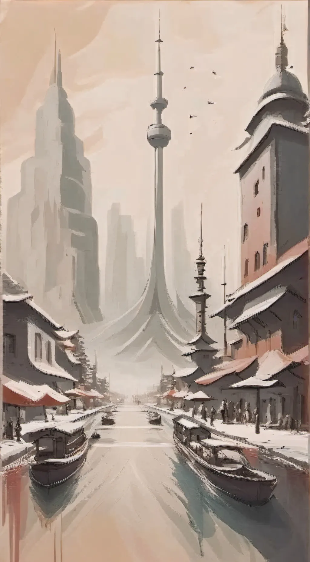 ai character: My city background