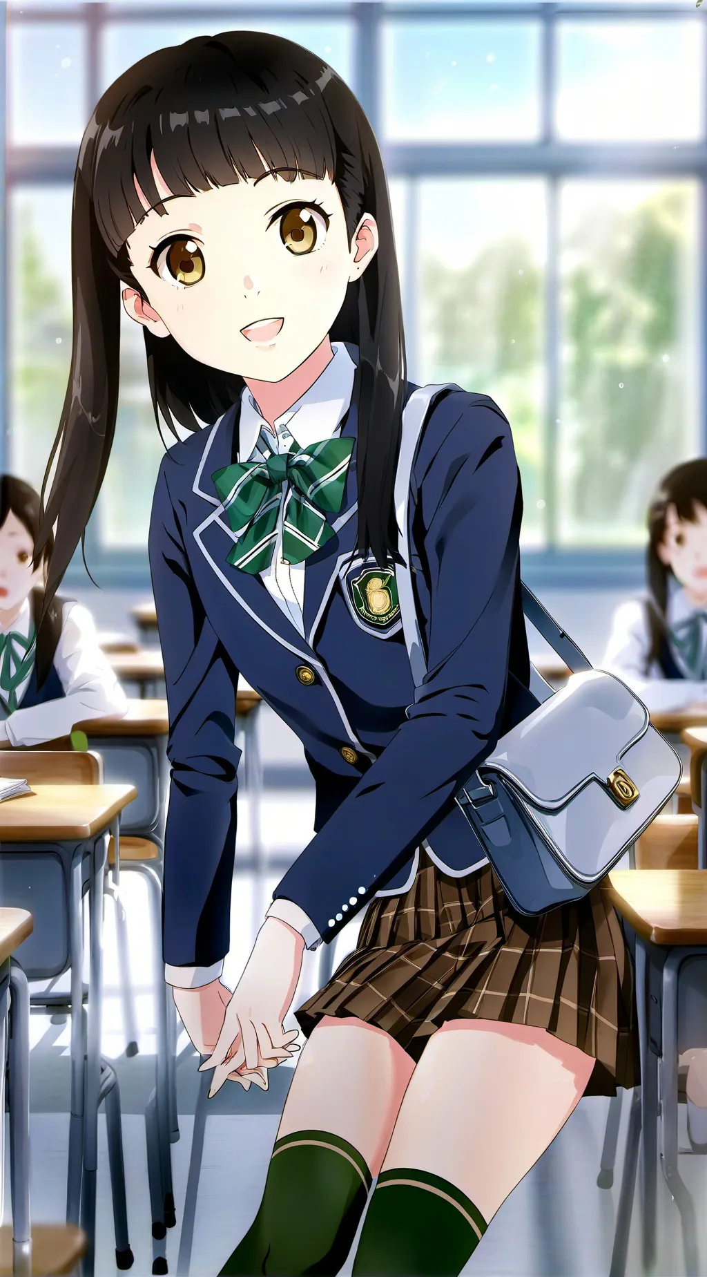 ai character: SAKURA background