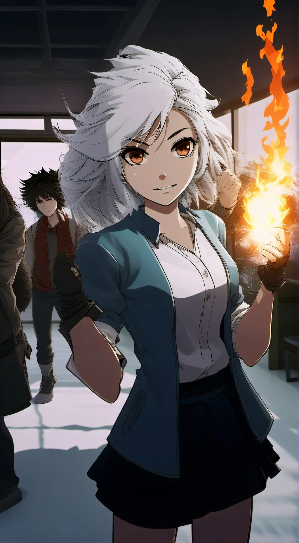 ai character: power school 💪 background