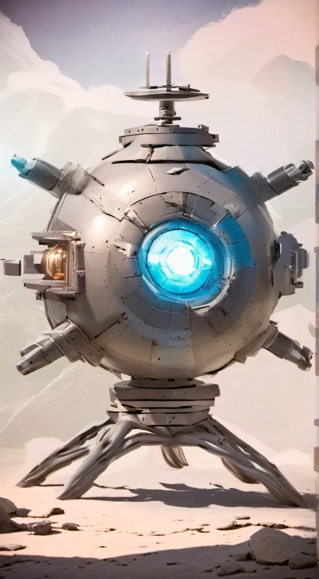 ai character: ORION EMP blaster background