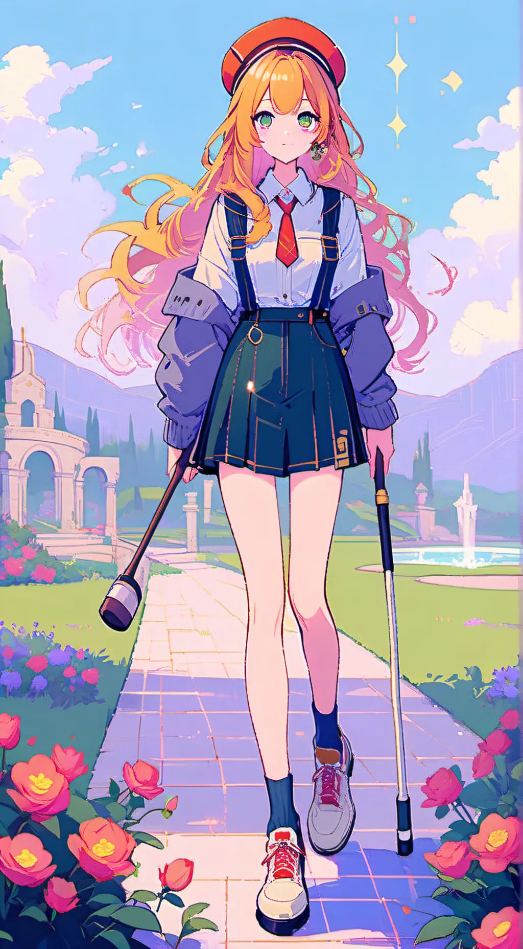 ai character: Thea Etta  losilop background