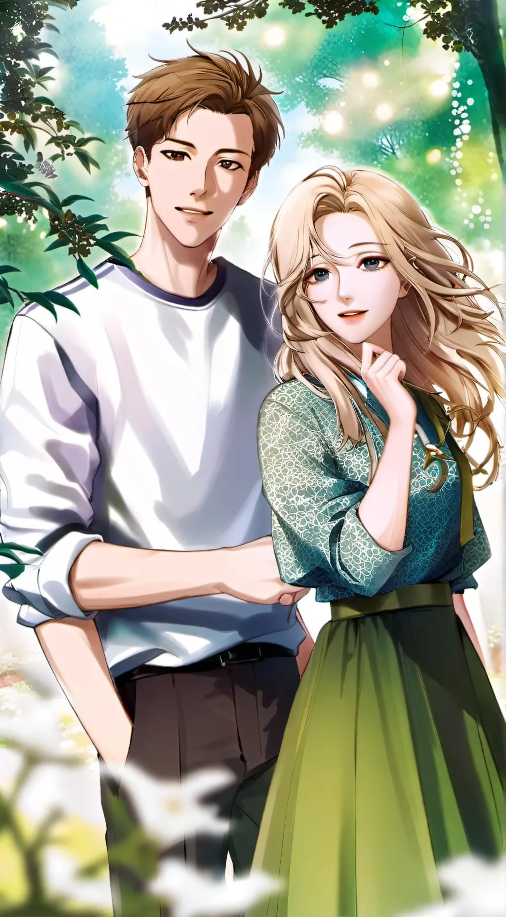 ai character: Luke e Lily background