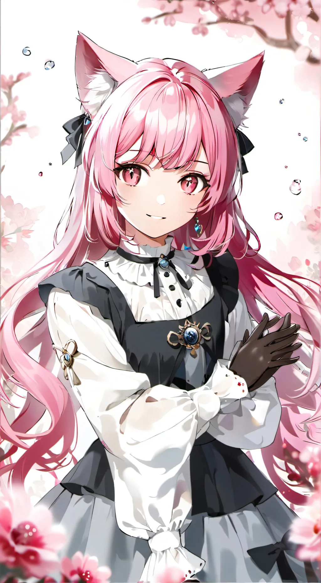 ai character: Amber background