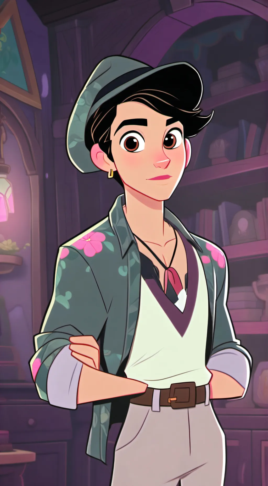 ai character: Abby Saja background