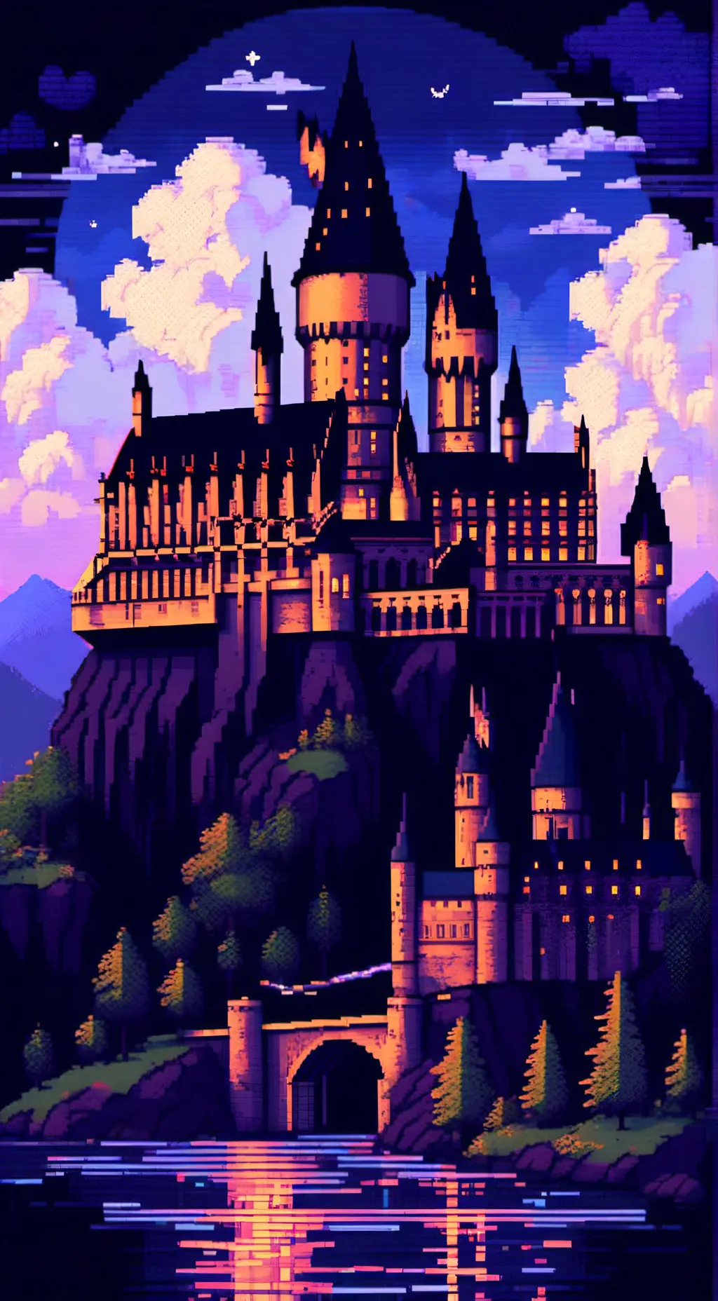 ai character: Hogwarts background