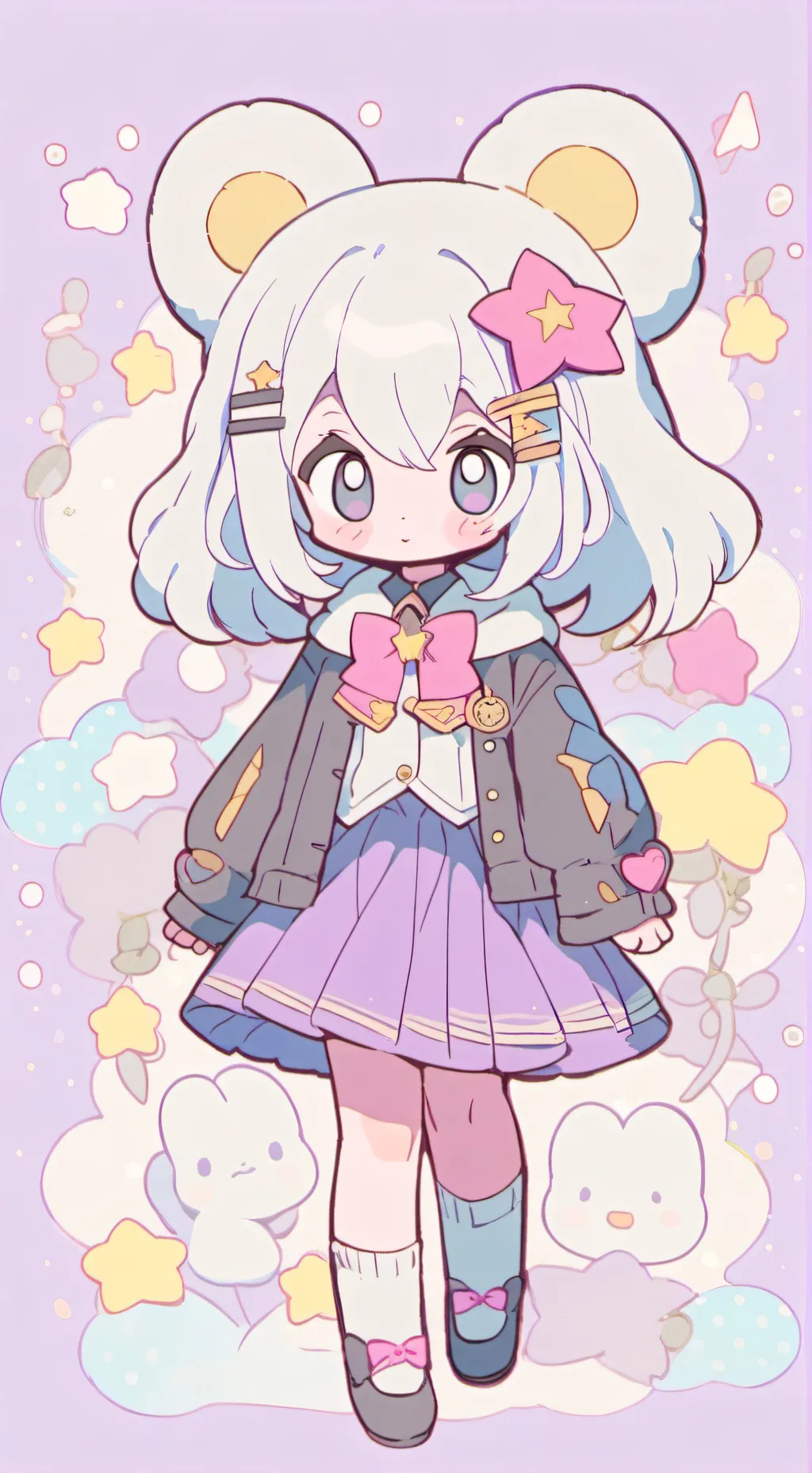 ai character: Ana Maria (mini)  background