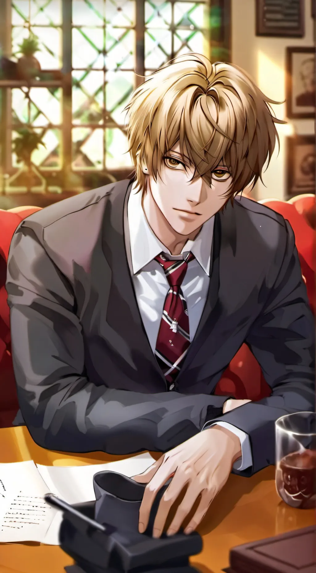 ai character: Leo 💤❓ background