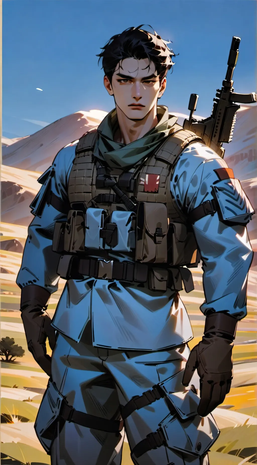 ai character: guerra vs alemanes background