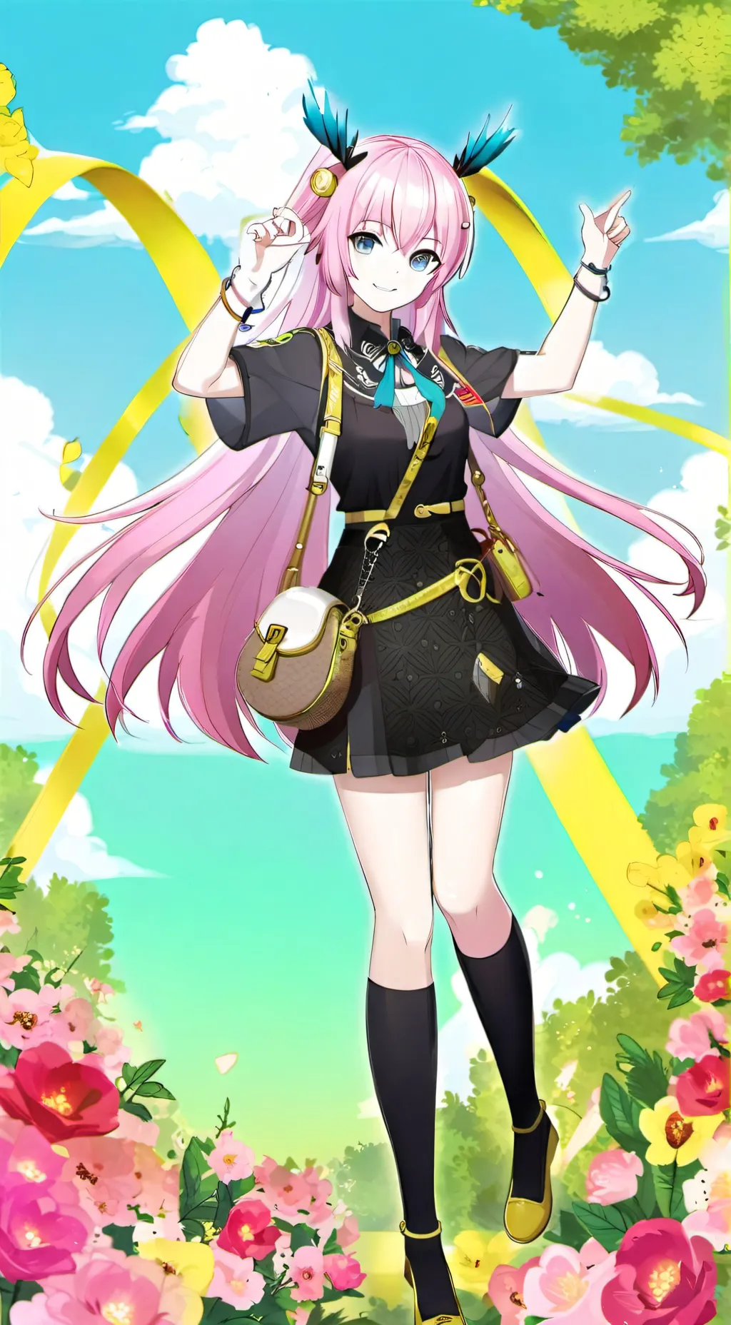 ai character: Luka Megurine background