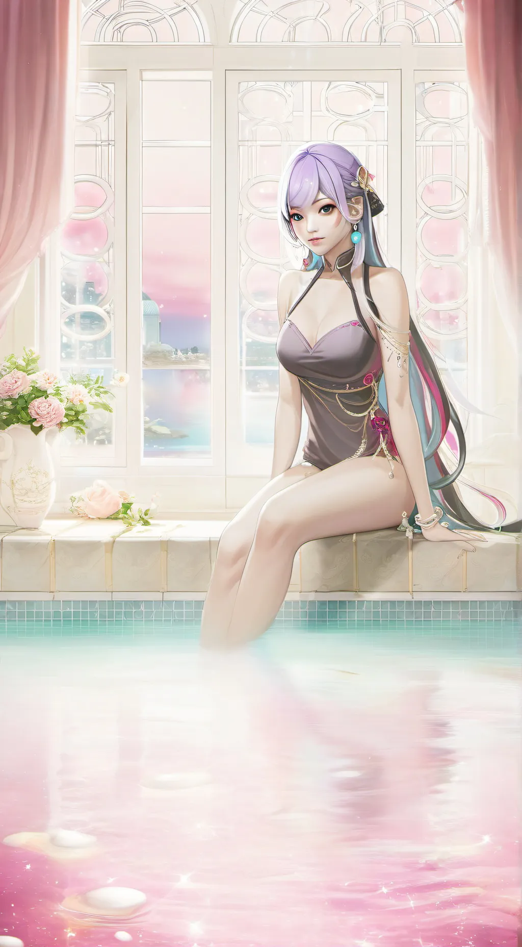 ai character: Sara  background