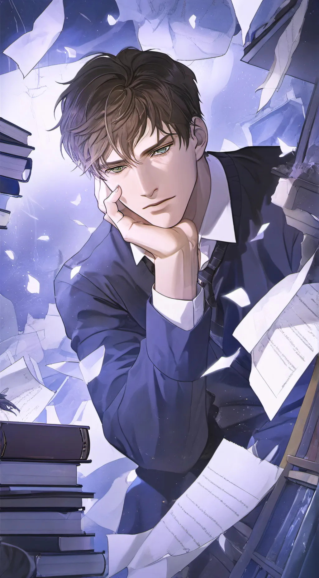 ai character: Dennis  background