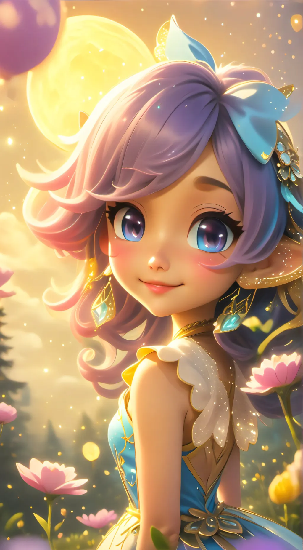 ai character: joylily  background