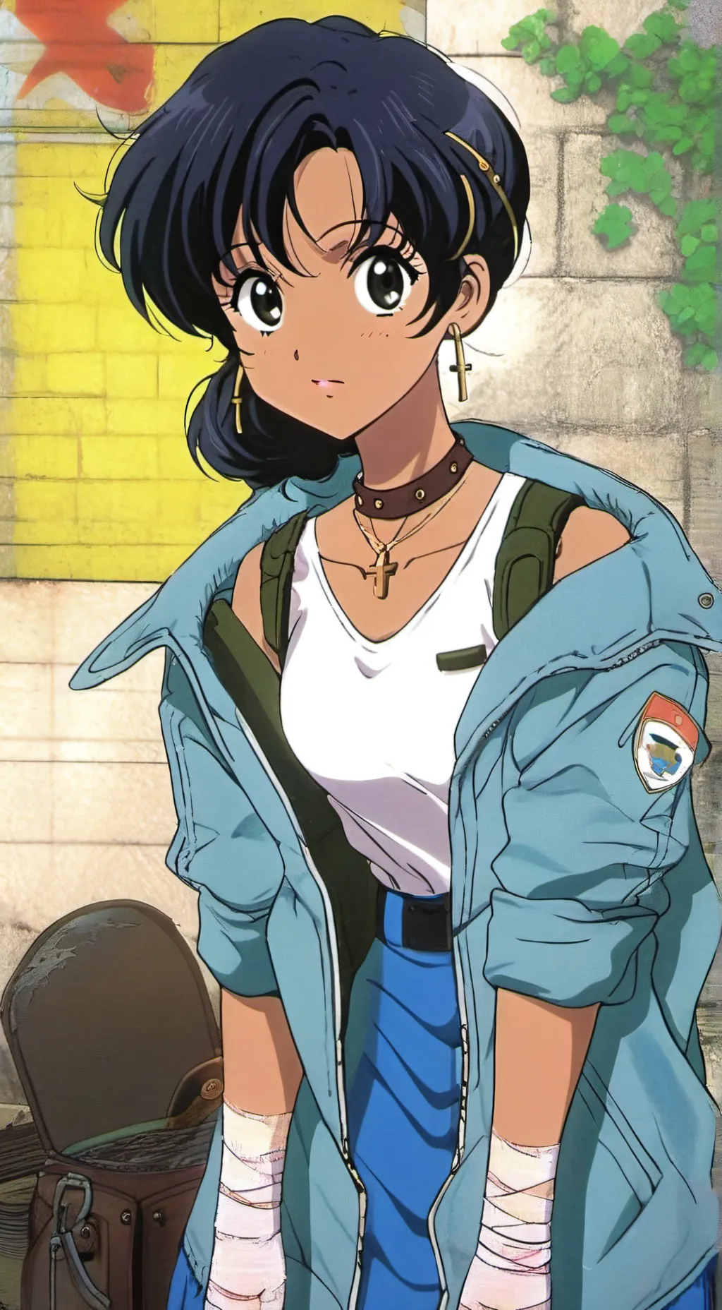 ai character: saira hanasanai background