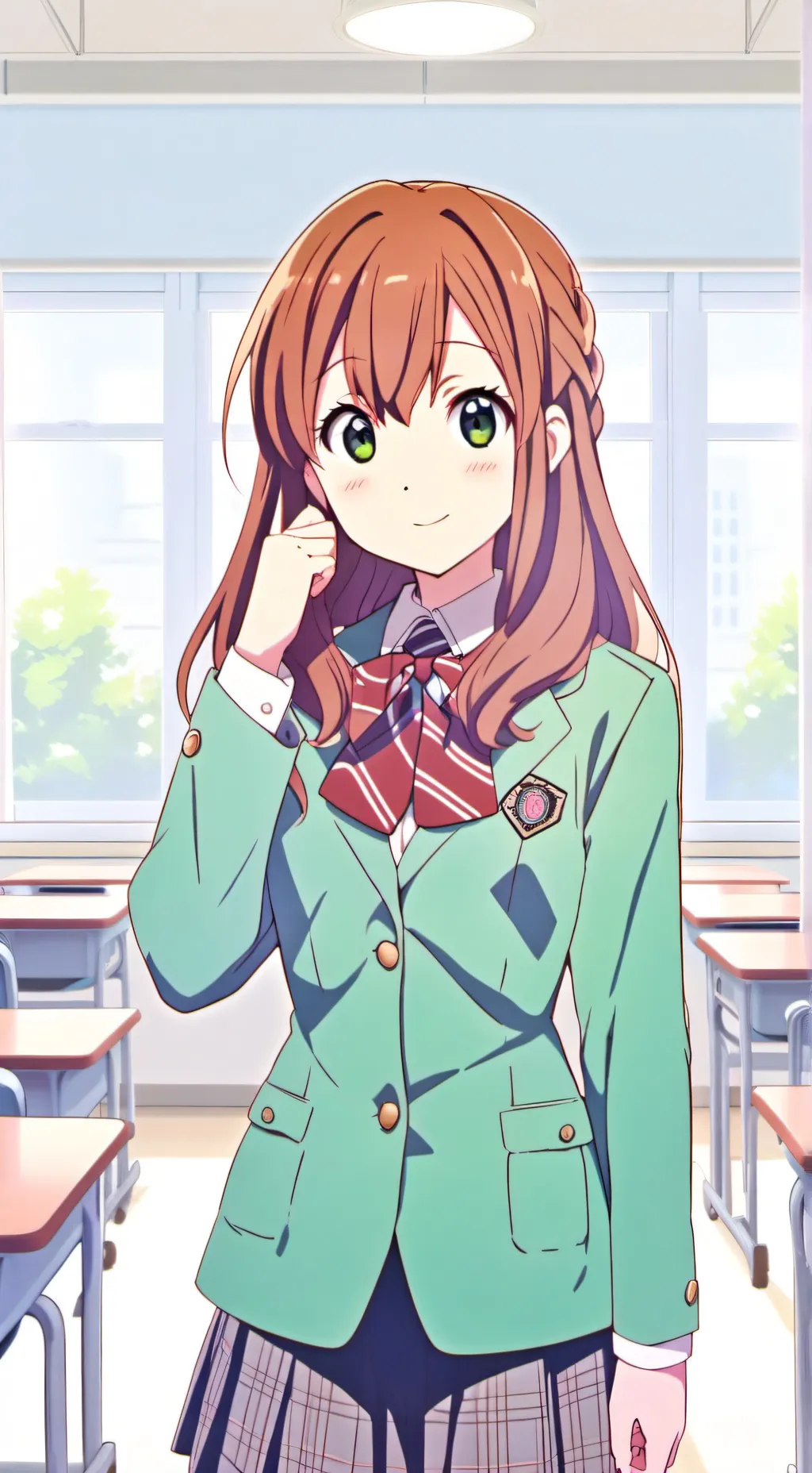 ai character: моника.. background