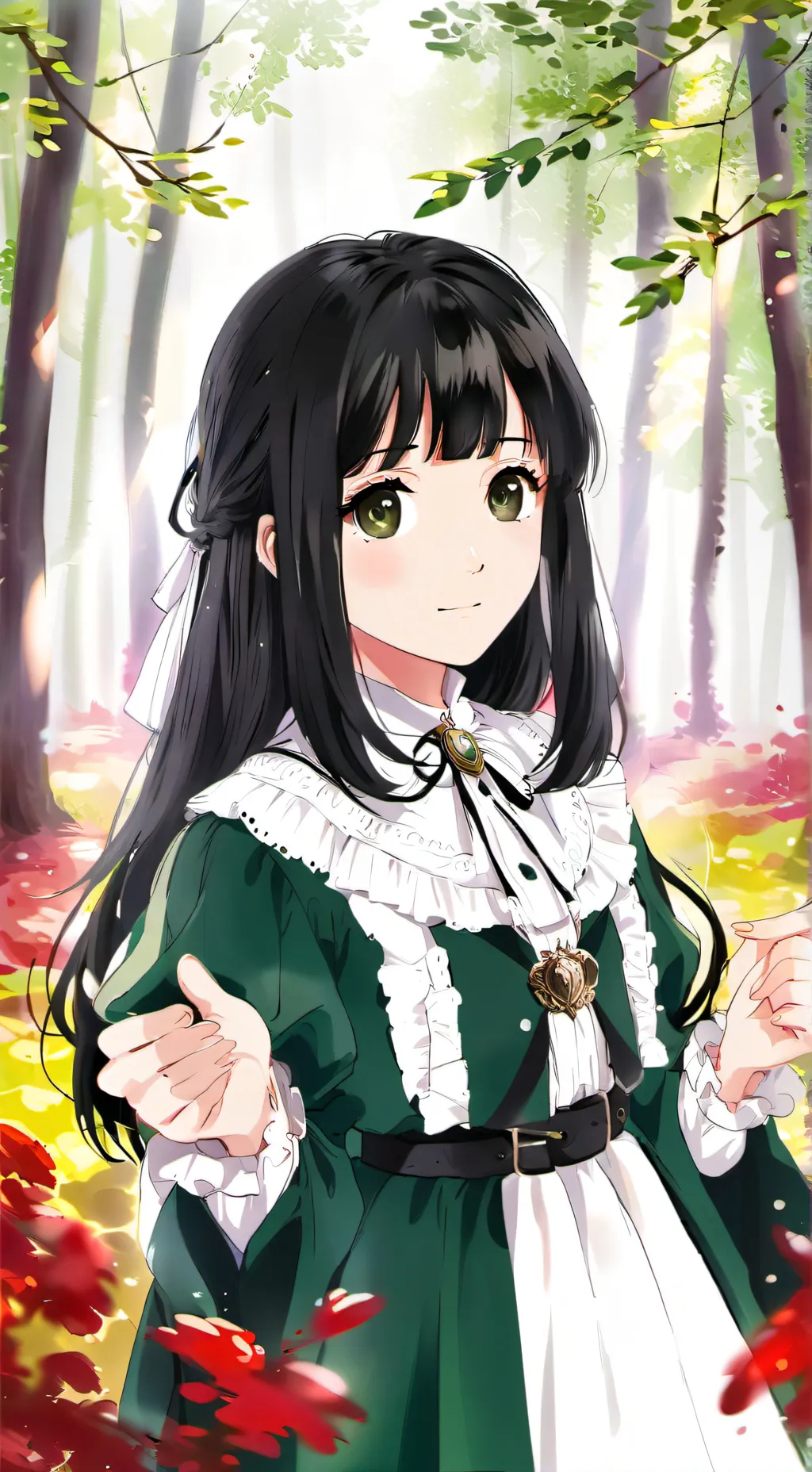 ai character: Gisela  background