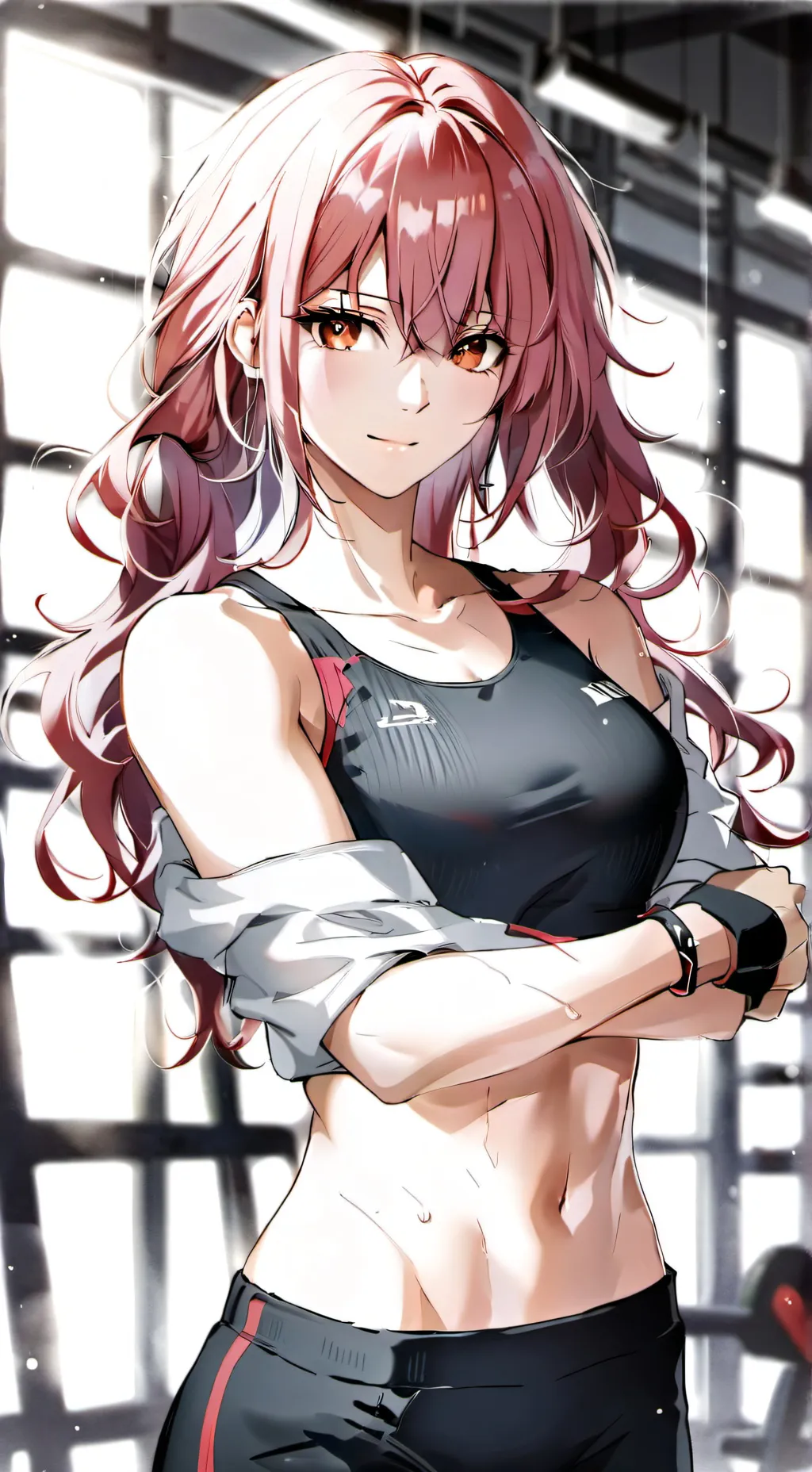 ai character: Aurora background