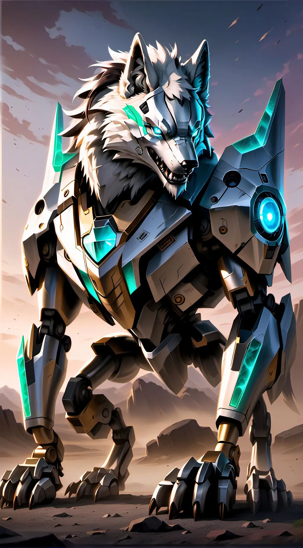 ai character: solar como cyn  background