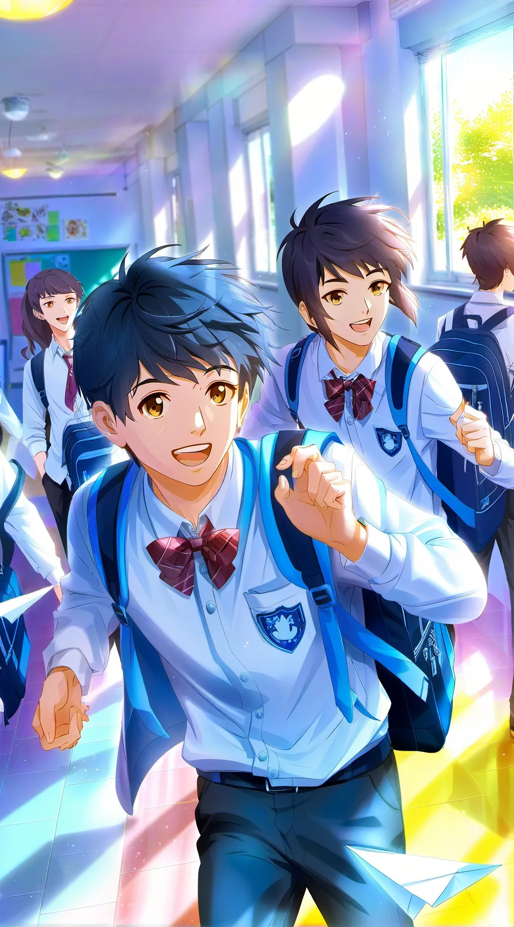 ai character: my school  background