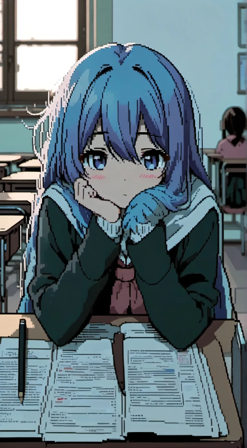 ai character: Mizuki Aoyama background