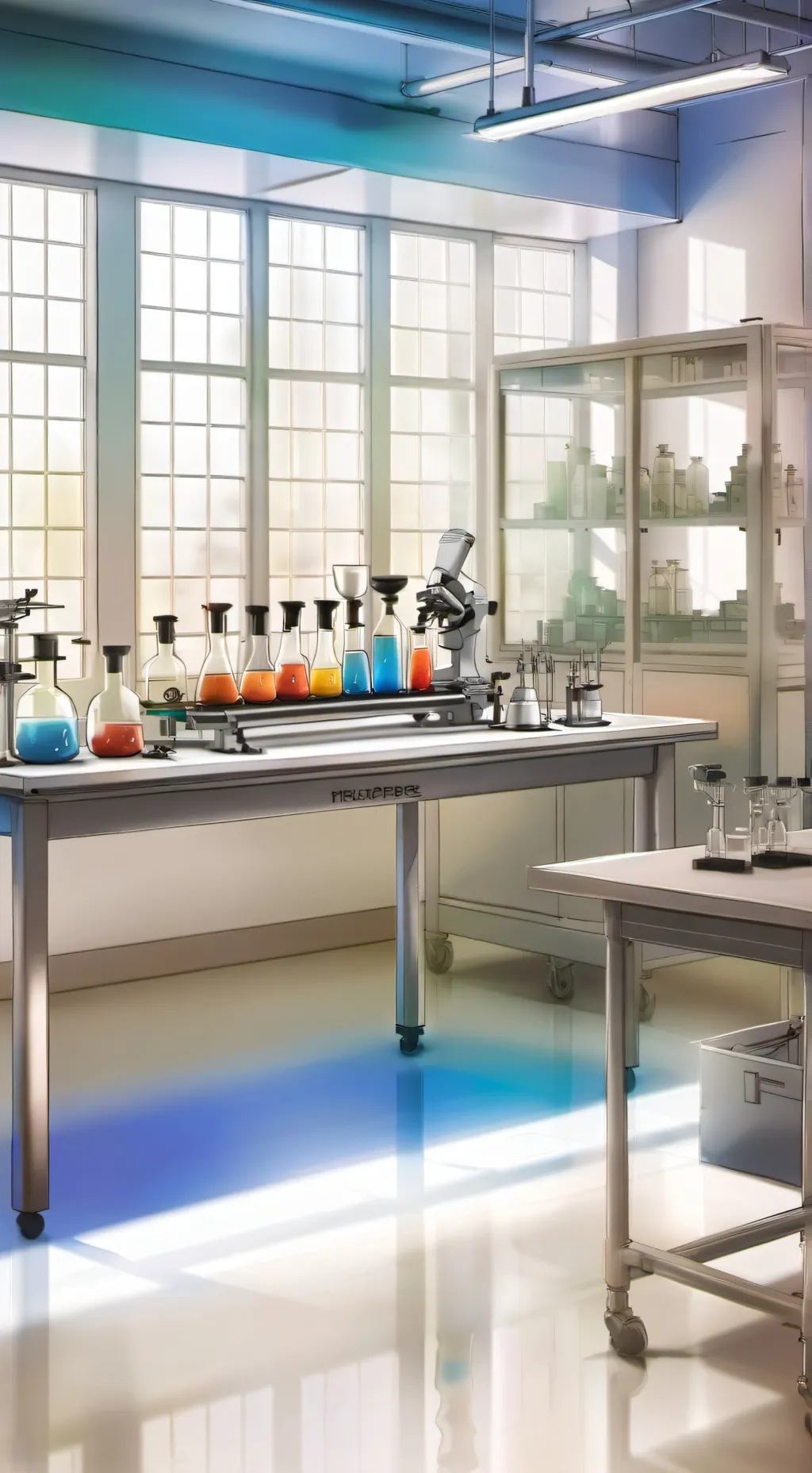 ai character: Lab kid background