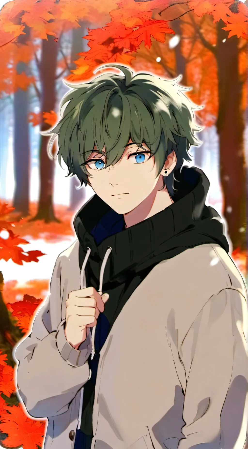 ai character: Ash  background